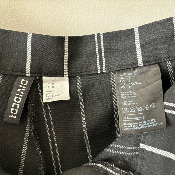 H&M - STRIPE DRESS PANTS - Picture 3 of 3